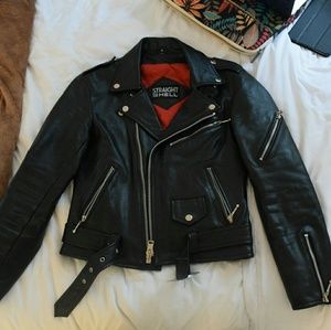 Straight To Hell Leather Commando Jacket